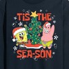 Men's - SpongeBob SquarePants - Tis The Season Long Sleeve Graphic T-Shirt - 2 of 4