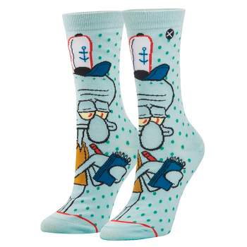 Odd Sox, Squidward, Funny Novelty Socks, Medium