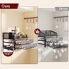 Metal & Wood Coffee Bar Organizer, Multi-Function K-Cup Holder with Syrup & Condiment Storage - 4 of 4