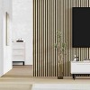 Dovelina 2 Wood Slat Acoustic Panels for Wall and Ceiling - 3D Fluted Sound Absorbing Panel with Wood Finish - 3 of 4