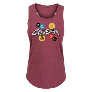 Women's - Cruella -  Graphic Racerback Tank - 1 of 4