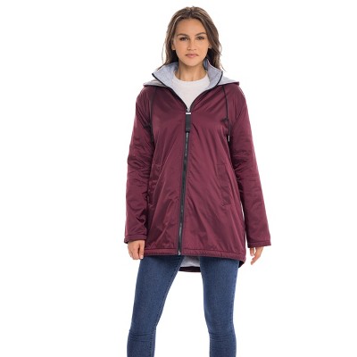 Womens rain jacket with hood clearance target