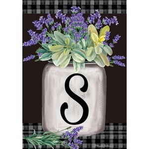 Briarwood Lane Everyday Garden Flag 12x18 For Outdoor Farmhouse Monogram Letter S Garden Flag Flags For Outside - 1 of 4