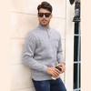 Clearlove Men's Slim Fit Wool Blend Henley Neck Pullover Sweater Warm Knit Long Sleeve Thermal Top Winter Casual Comfort - 2 of 4