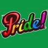Adult Design By Humans Colorful Pride Rainbow Text By VectorKitchen T-Shirt - 2 of 2