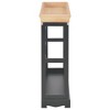 vidaXL Wine Cabinet Black 27.6"x8.9"x27.8" MDF - 4 of 4