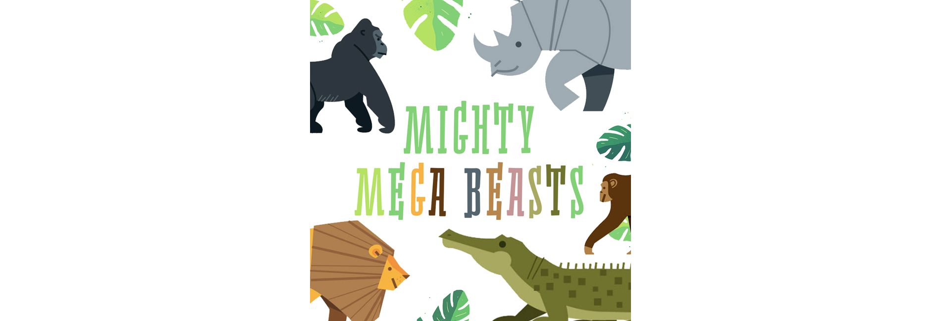 Mighty Mega Beasts - by  Clever Publishing (Board Book)