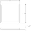 Progress Lighting Everlume 1-Light LED Flush Mount, White, Polycarbonate, 14", Wet Rated, Edgelit Technology - 2 of 2