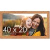 PosterPalooza | Panoramic Shabby Chic Orange Picture Frame - UV Acrylic, Foam Board Backing, Hanging Hardware - 2 of 4