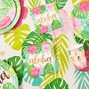 Sparkle and Bash 50 Pack Hawaiian Disposable Cocktail Napkin Napkins, Luau Birthday Party Decorations 5x5" - 2 of 4