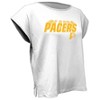 NBA Indiana Pacers Women's White Round Neck Short Sleeve T-Shirt - 3 of 4