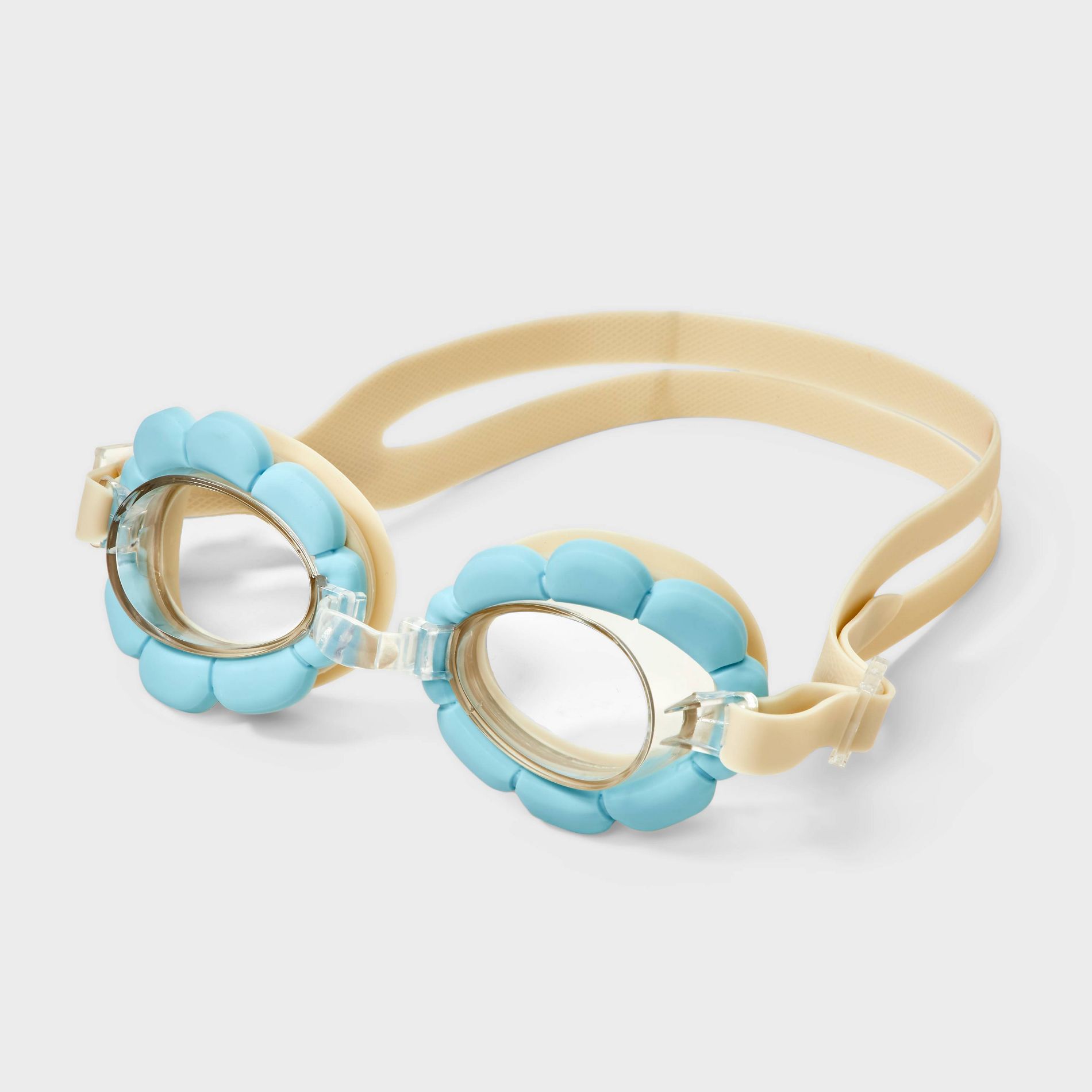 Girls' Flower Swim Goggles - Cat & Jack™ Blue