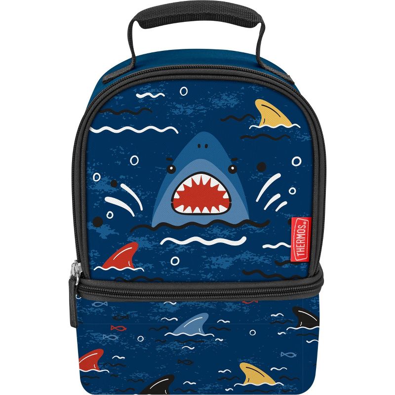 Thermos Dual Compartment Lunch Bag  - Sharks, 1 of 10
