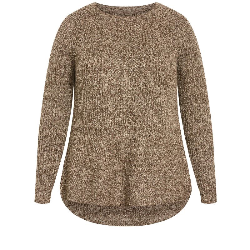 Women's Plus Size Tia Tunic Sweater - espresso | AVENUE, 5 of 8