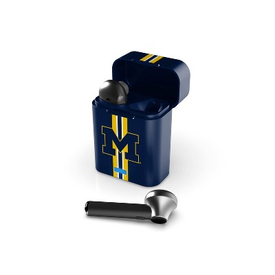 NCAA Michigan Wolverines True Wireless Bluetooth Stem Earbuds