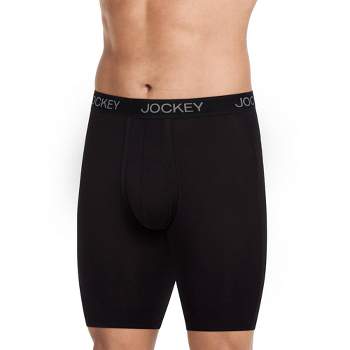 Jockey Men's Chafe Proof Pouch Ultra Soft Modal 6 Boxer Brief S