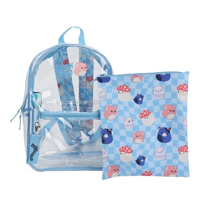 Squishmallows Clear PVC 16.5” Backpack
