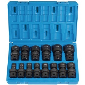 Grey Pneumatic 1/2" Drive 14 Piece Fractional Universal Impact Socket Set - Model 1314U - 1 of 1