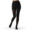 Memoi Women's Cotton On Top Perfectly Opaque 60 Denier Tights - 2 of 4
