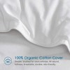 APSMILE Twin Size Feather Down Comforter All Season 100% Organic Cotton Duvet Insert Medium Warm Bed Comforter (68x90, White) - 4 of 4