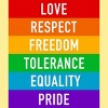 Adult Design By Humans Pride Rights Motto By PINHEAD66 T-Shirt - 2 of 2