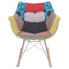 LeisureMod Willow Modern Nursery Rocking Chair - Plush Comfort, Stylish Design, Perfect for Nurseries - 3 of 4