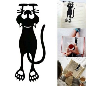 3pack Hollow Acrylic Kitten Bookmark Label Card - 1 of 4