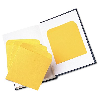 Quality Park Library Book Card Pockets with Ungummed Backs Cameo Buff 250/Box 62273