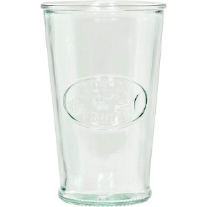 Amici Home Italian Recycled Green Juice Glass, 11-Ounce Capacity, Set of 4, Jus De Fruits Emblem, Water Cup for Milk, Juice, or Iced Tea, - 1 of 4