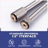 WOWOW 63 in. Stainless Steel Replacement Shower Hose in Chrome - 4 of 4