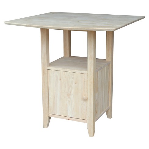 Bar height dining table with online leaf