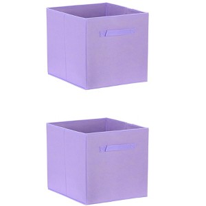 REGALWOVEN Collapsible Fabric Storage Bin with Handle for Organizing Clothes Books 2 Pcs - 1 of 4