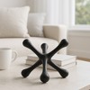 Sagebrook Home Metal Jacks Abstract Sculpture for Room, Bedroom or Office Decor, Aluminum - 2 of 4