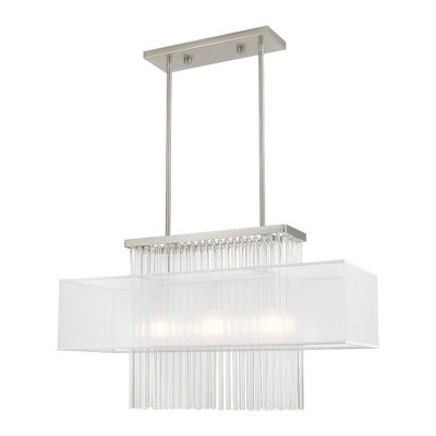 Livex Lighting Alexis 3 - Light Chandelier in  Brushed Nickel