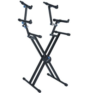 Quik Lok QL-723 Double Braced 3 Tier Keyboard Stand - 1 of 4