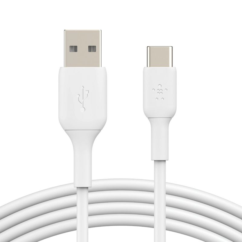 Belkin® 3.3-Foot BOOST UP CHARGE™ USB-C® to USB-A Cable (White), 1 of 8