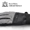Solaris Waterproof Winter Gloves with Card Pocket, Warm Cozy 3M Thinsulate Ski Gloves for Snowboarding, Shoveling & Outdoor Sports, Gift Idea - 4 of 4