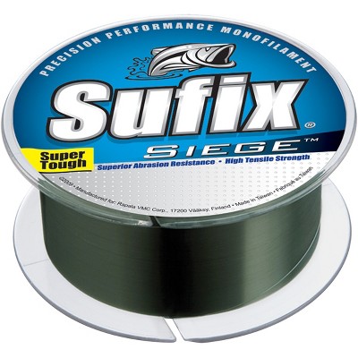 Sufix Siege Fishing Line - Smoke Green - 3000 Yards - 20 lb.