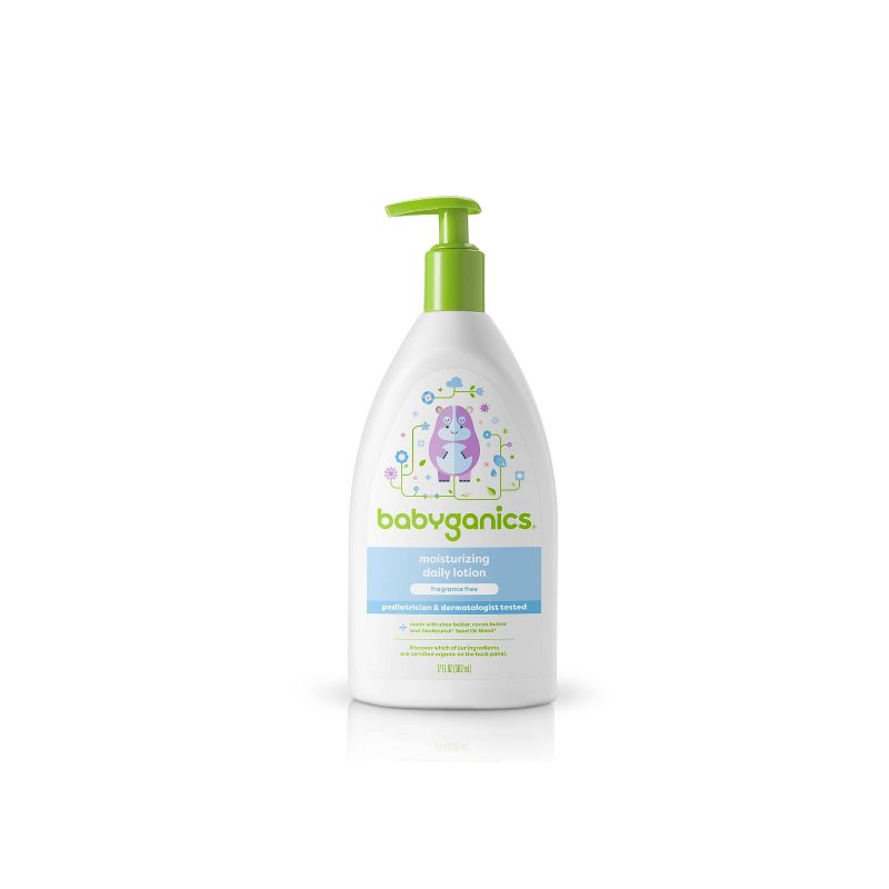 Babyganics Daily Lotion, Fragrance Free - 17 fl oz - Packaging May Vary, 1 of 8