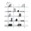 5-Tier Bookcase With Metal Frame Vintage Open Bookshelf Industrial Style Book Case - 4 of 4