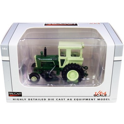 Oliver 1755 Tractor with Cab Dark Green with Light Green Top 1/64 Diecast Model by SpecCast