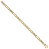 Black Bow Jewelry 14k Yellow Gold, 6.5mm Twisted Cable Link Chain Bracelet - 2 of 4