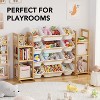 Toy Storage Organizer , Kids Bookshelf and Bin Shelf for Bedroom, Playroom Organization and Decor - 4 of 4