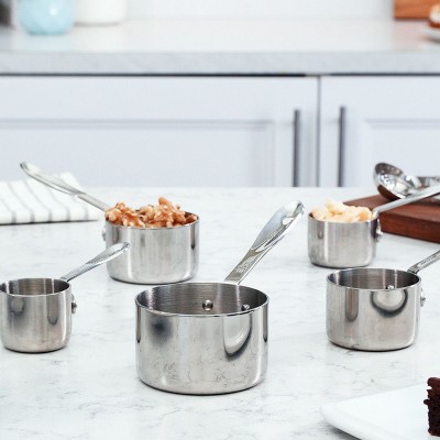 All-Clad Stainless Steel 5-Piece Measuring Cup Set