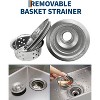 Coucheta Freestanding Single Bowl Utility Sink,Stainless Steel, Commercial w/ Left Workbench, Drawer, Pull-Out Faucet - 3 of 4