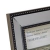 Northlight 5" x 7" Silver Studded Glass Mirror Encased Photo Picture Frame - 4 of 4