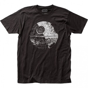 Mens Star Wars Return of the Jedi Death Star T-Shirt - 1 of 2