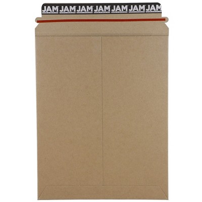 JAM Paper Stay-Flat Photo Mailer Envelopes 9x11.5 Kraft Self-Adhesive Closure 8866643B