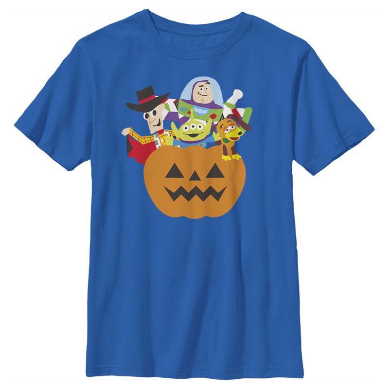 Boy's Toy Story Halloween Toy Treats T-Shirt, 1 of 6