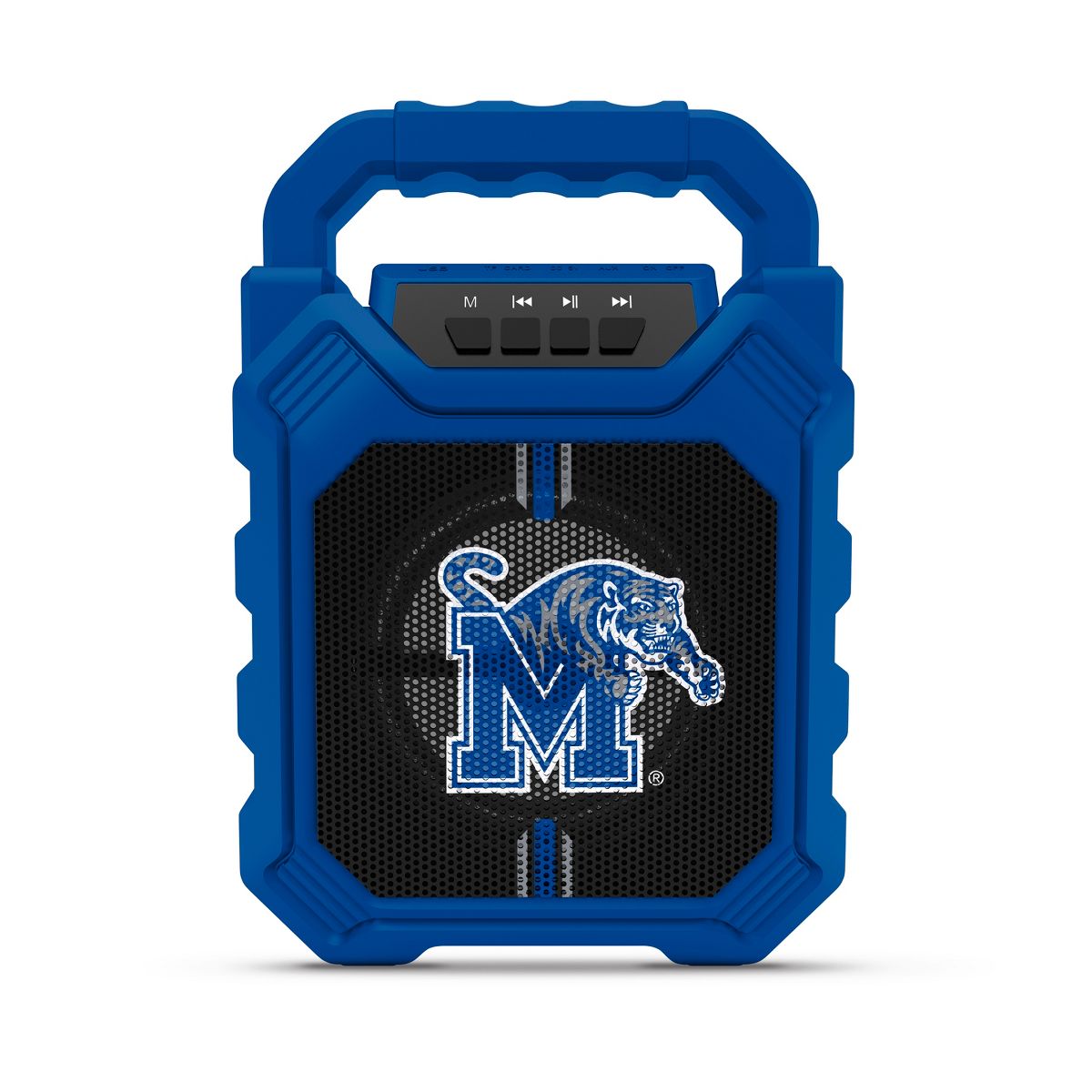 SOAR Collegiate LED ShockBox Wireless Bluetooth Speaker with FM radio- Memphis Tigers - thumbnail 3